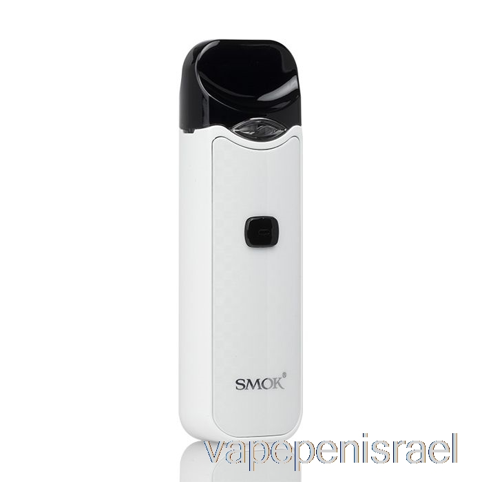 חד פעמי Vape Israel Smok Nord 15w ערכת פוד סיבי פחמן לבן